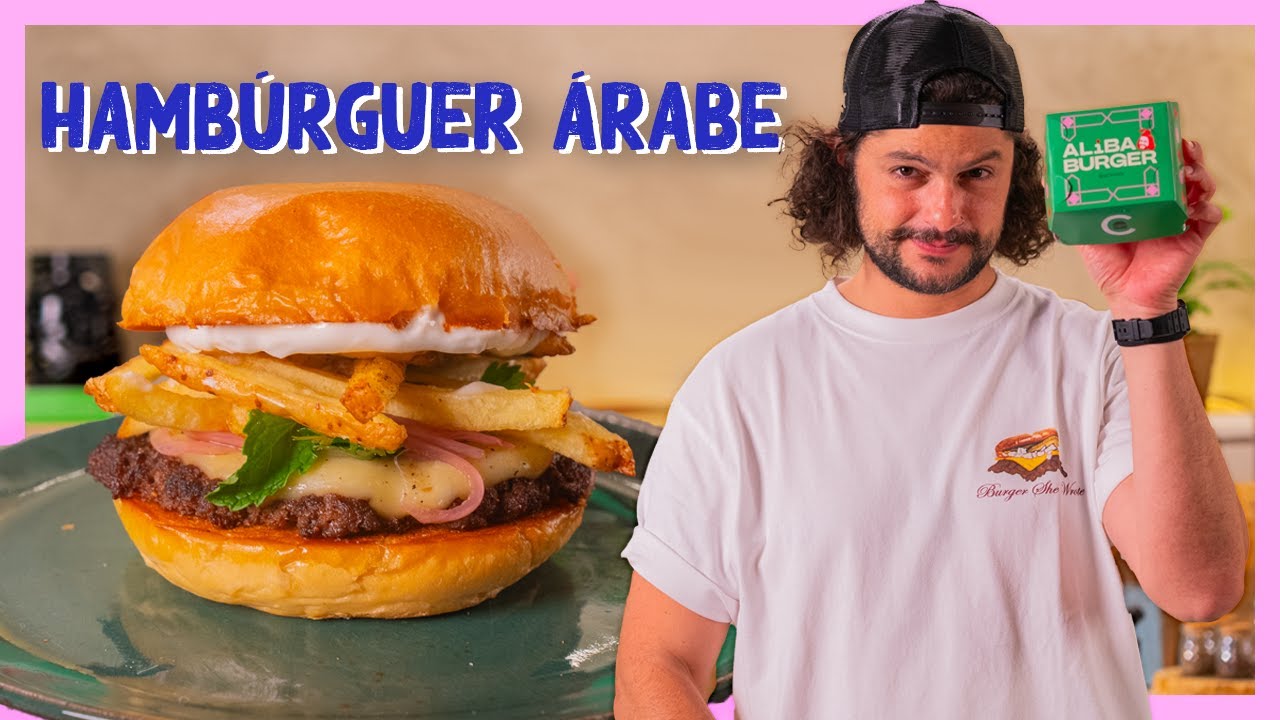 COLOQUEI BATATA FRITA DENTRO DO MEU HAMBÚRGUER | Mohamad Hindi