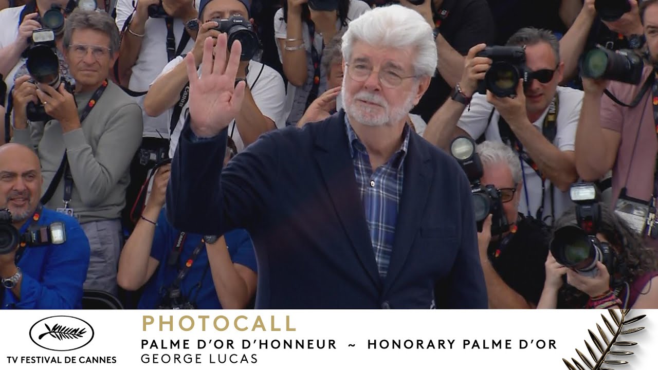 PALME D'OR D'HONNEUR GEORGE LUCAS – Photocall – Français – Cannes 2024