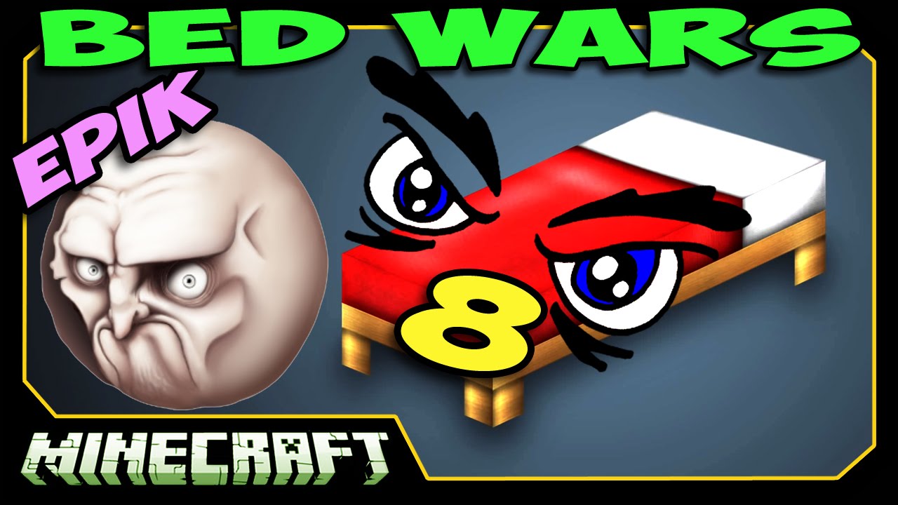 ч.08 Bed Wars Minecraft - Воздушный десант! (Эпик!)