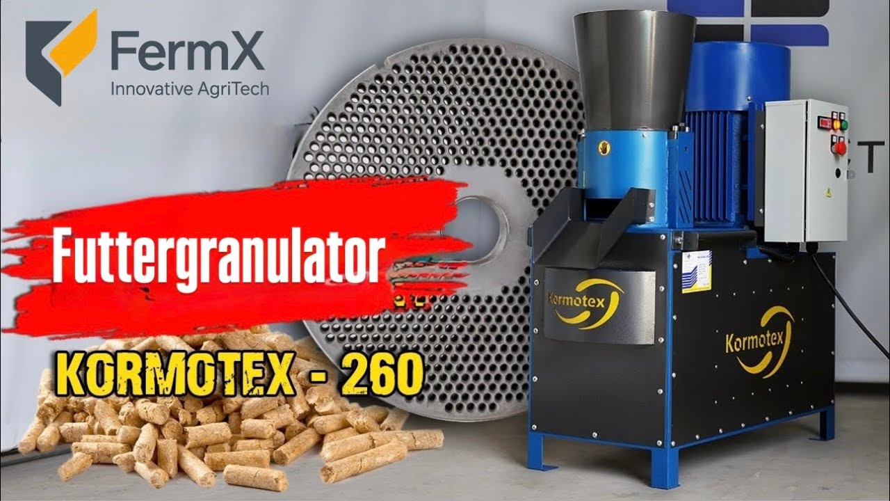 Die Pelletpresse Kormotex-260 von Fermx