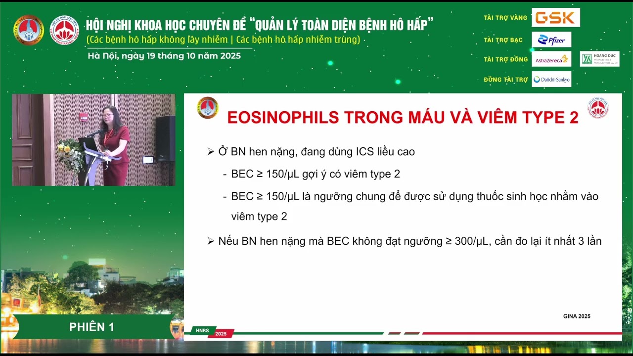 Cập nhật hướng dẫn chẩn đoán và điều trị GINA 2025