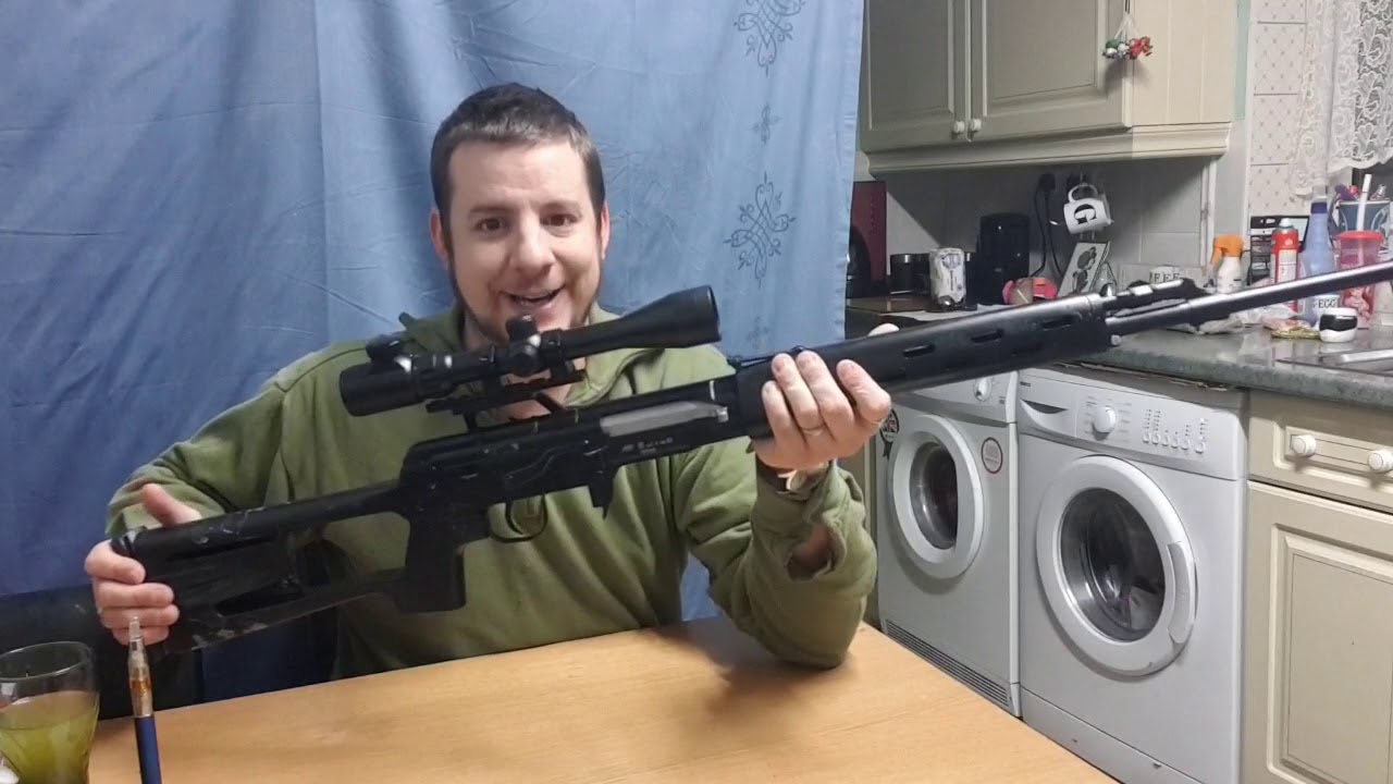 Asg A&K SVD Dragunov...airsoft replica review