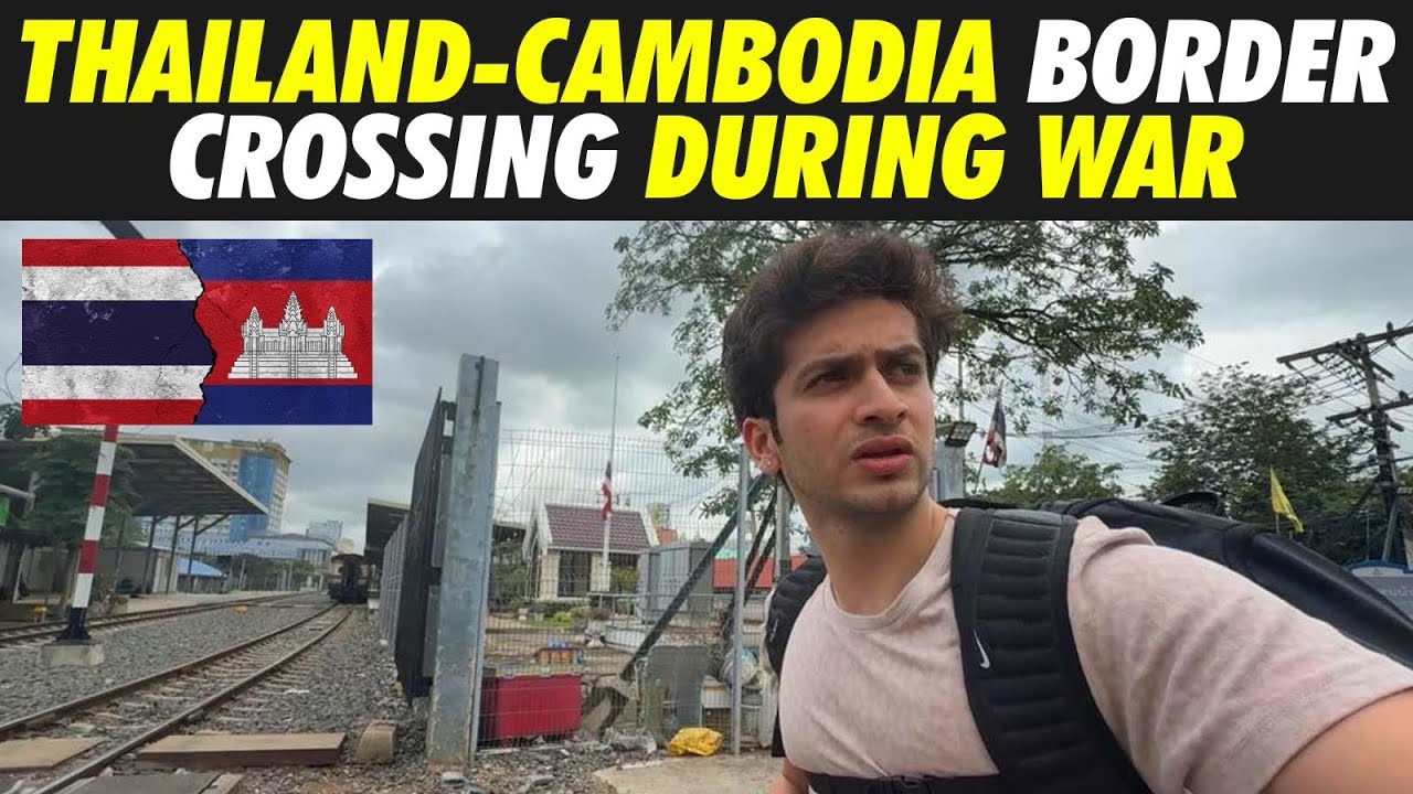 Thailand-Cambodia🇹🇭🇰🇭 land border crossing during War⚠️ | Day 1 Part 2 |Yatri Monil |