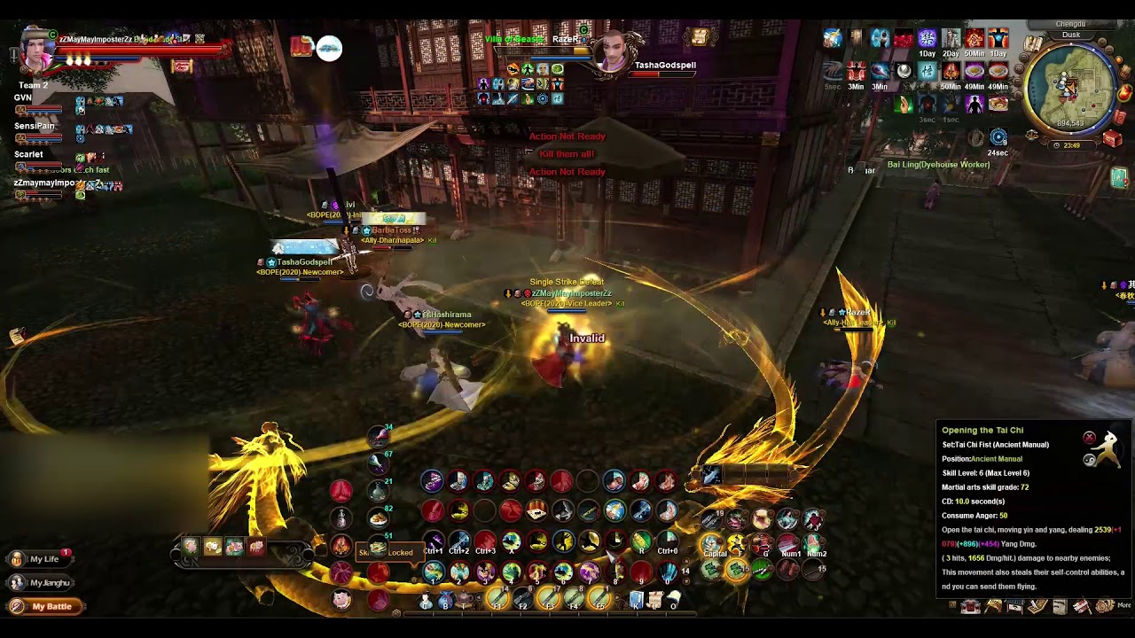 [CACK]Age of Wushu Private - Dropping the Butcher on Ally