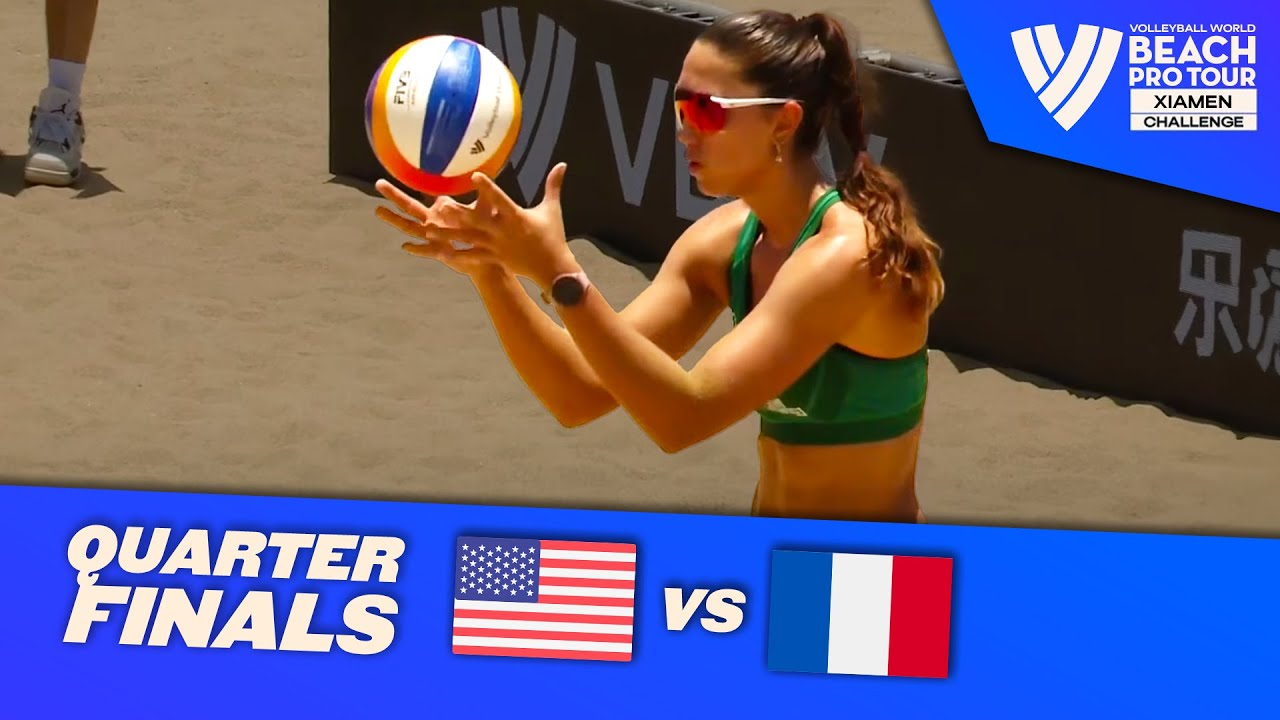 Savvy/Van Winkle vs. Vieira/Chamereau - Quarter Final Highlights | Xiamen 2025 #BeachProTour