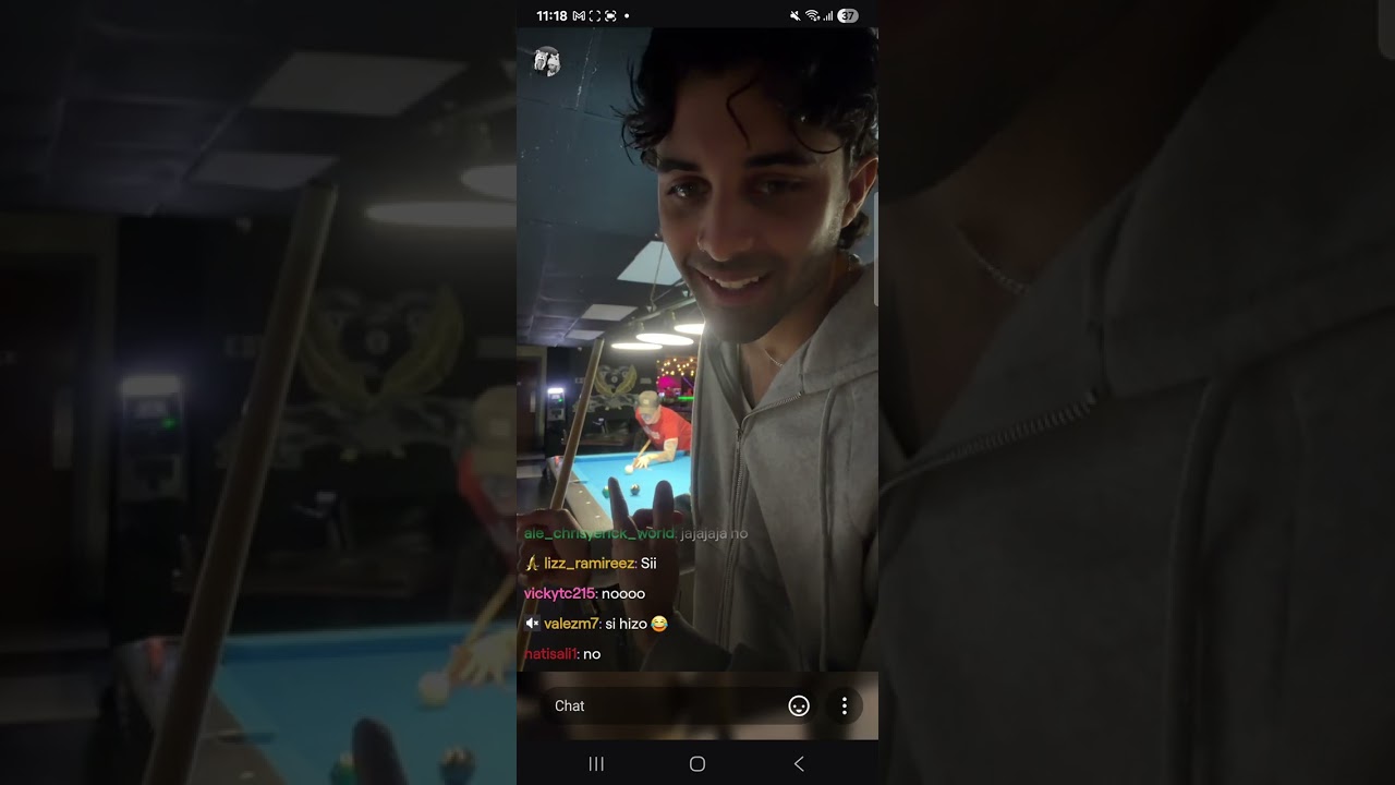 Chris Erick en el stream. Parte 1. 23/01/2026.