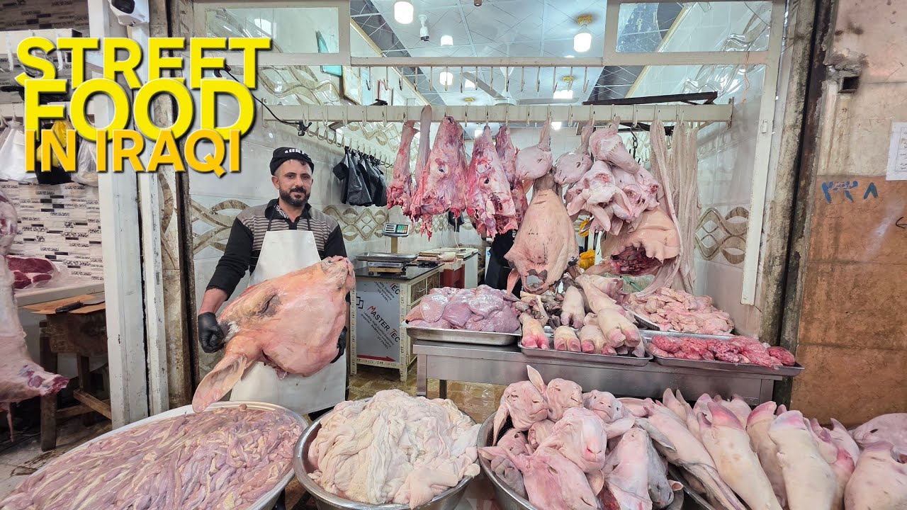 Старейший популярный рынок Ирака, Мосул | Цены на мясо, финики и специи в Мосуле | уличная еда