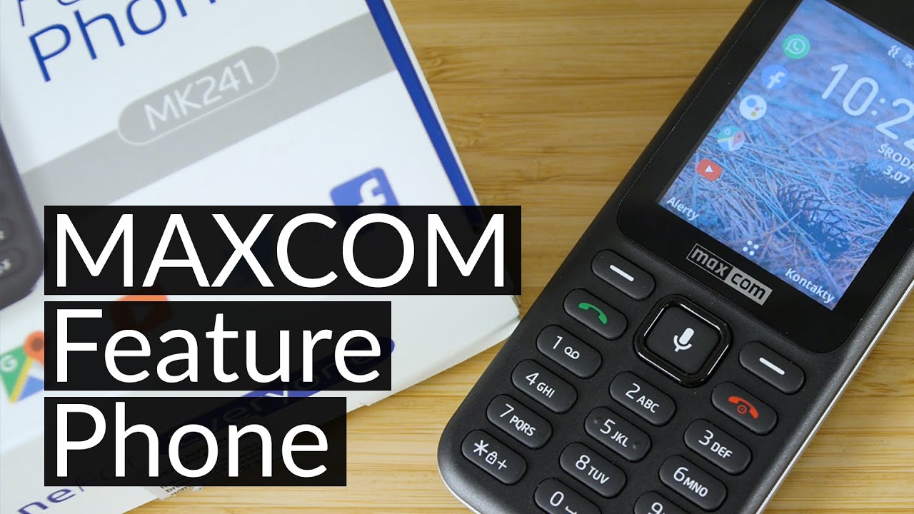 MaxCom Feature Phone - recenzja klasycznego telefonu z nowoczesnym zestawem aplikacji