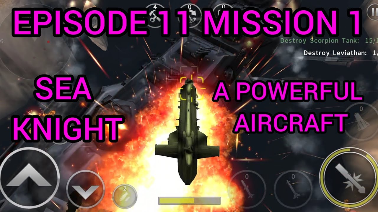 Gunship Battle Episode 11 Mission 1 | Sea Knight A powerful helicopter 🚁