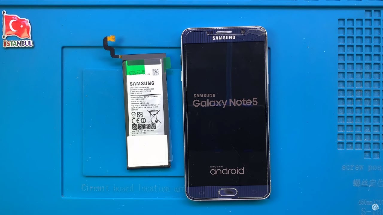 Samsung Galaxy Note 5 Замена батареи