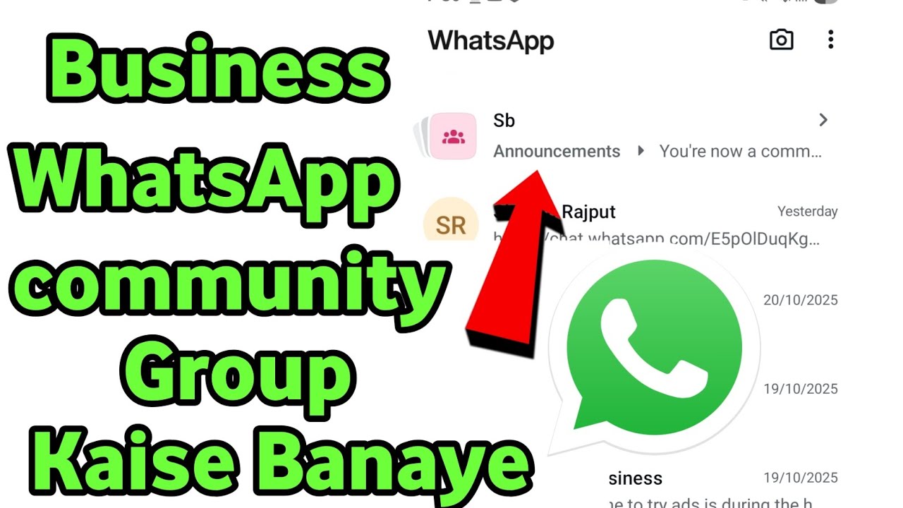 create community group in whatsapp business, whatsapp business community group kaise banaye
