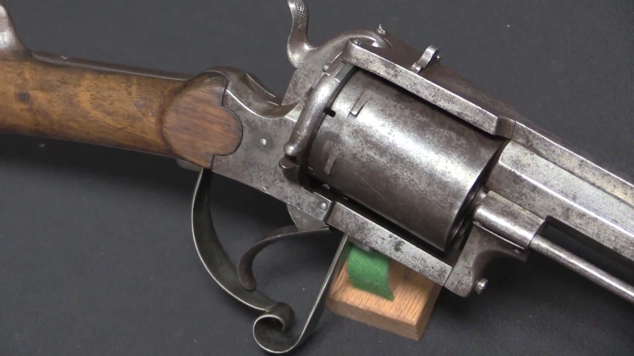 15mm Belgian Pinfire Revolving Rifle