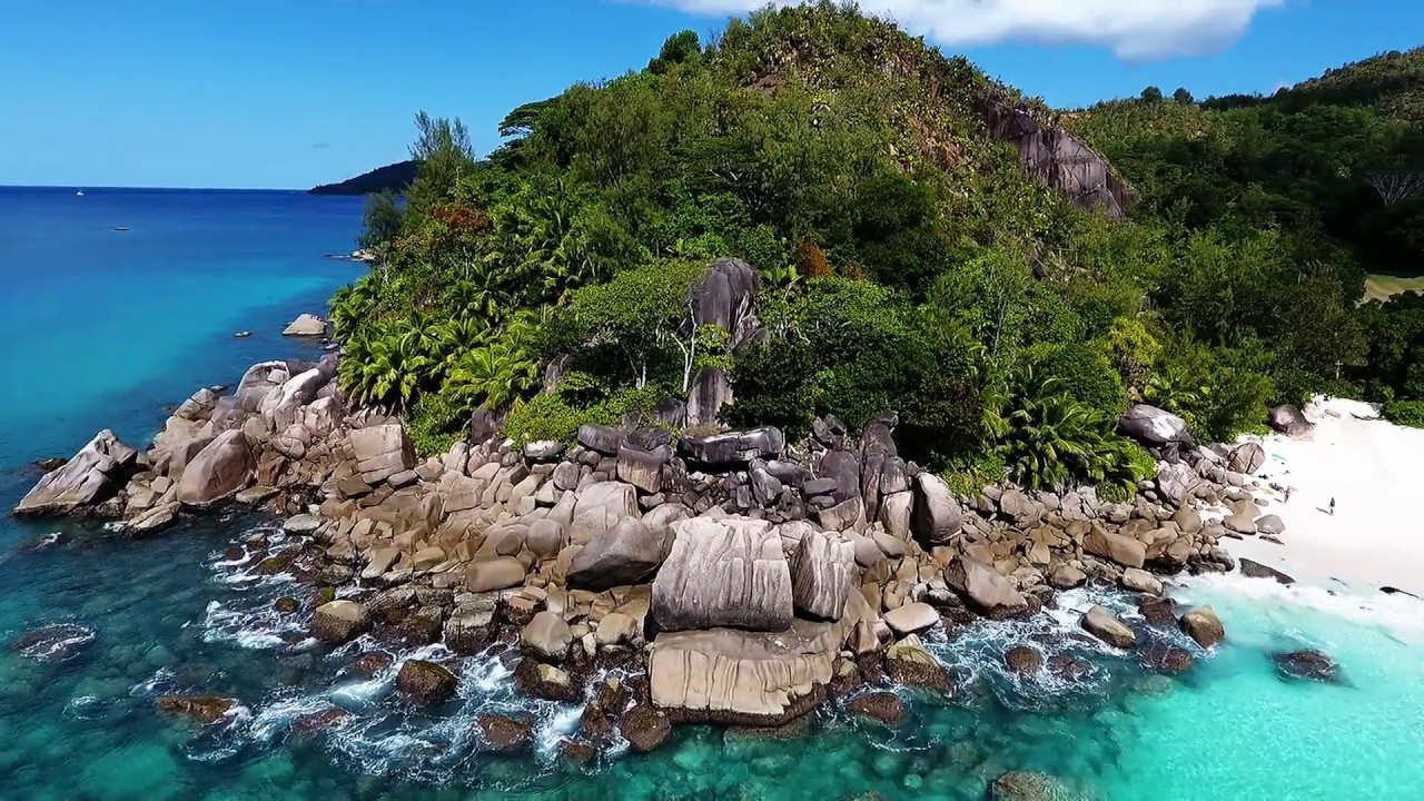Seychelles  Anse Georgette La Digue ,Praslin   Drone DJI Phantom DJI Osmo 4K  03.12.2017