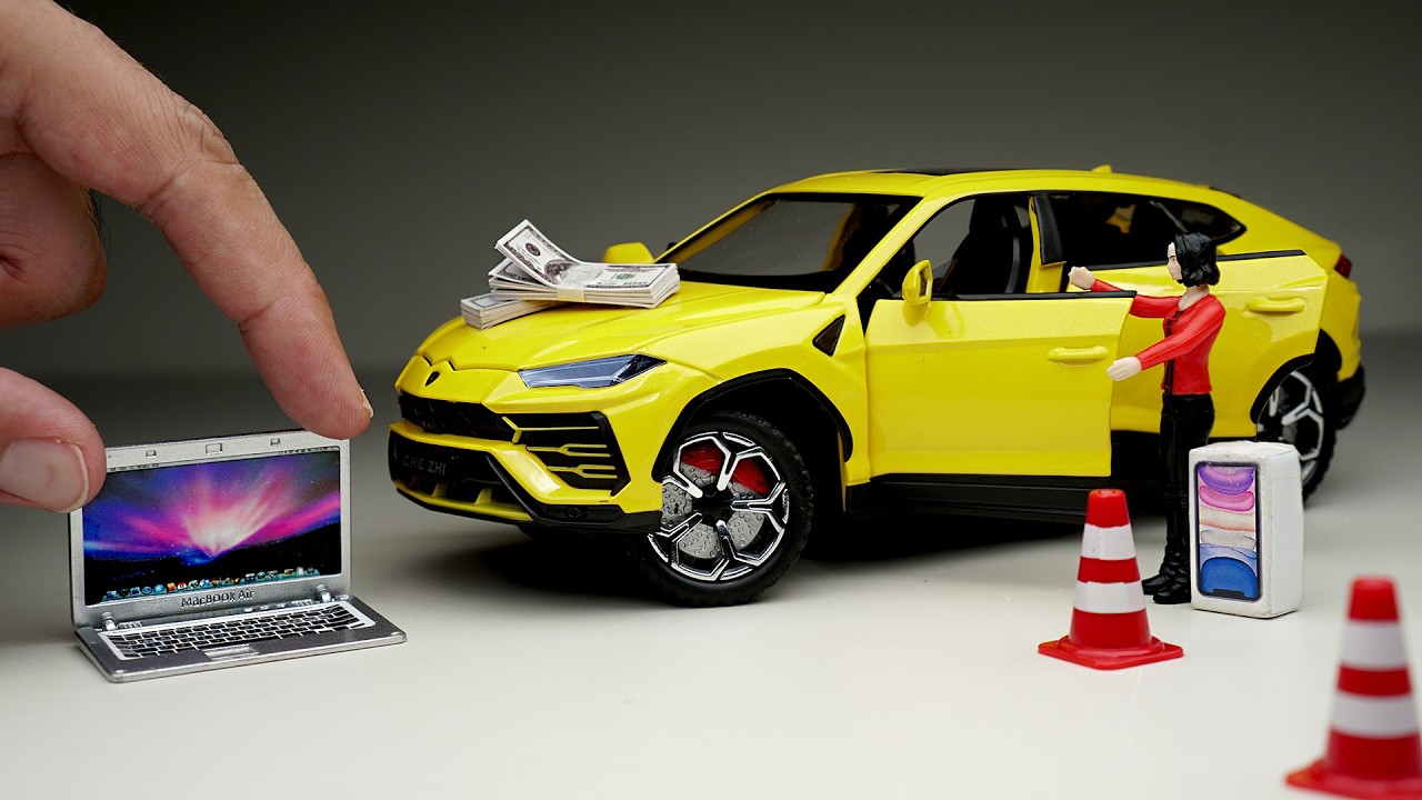 Unboxing of Lamborghini Urus with Smoke Featrue 😍 Diecast Model Car