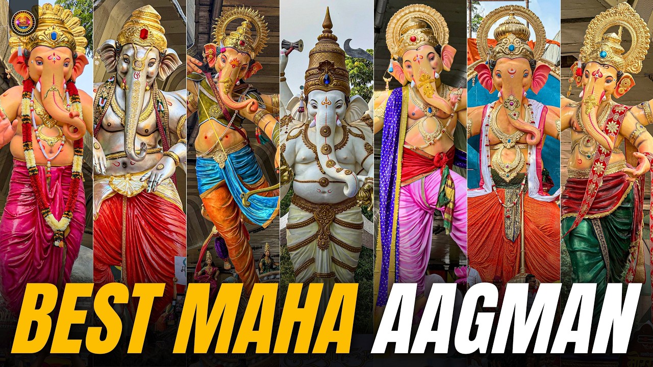 2026 The Best Maha Aagman Sohala Of Mumbai Ganpati 😍❤️ | Arrival Of Lord Ganesha In Mumbai