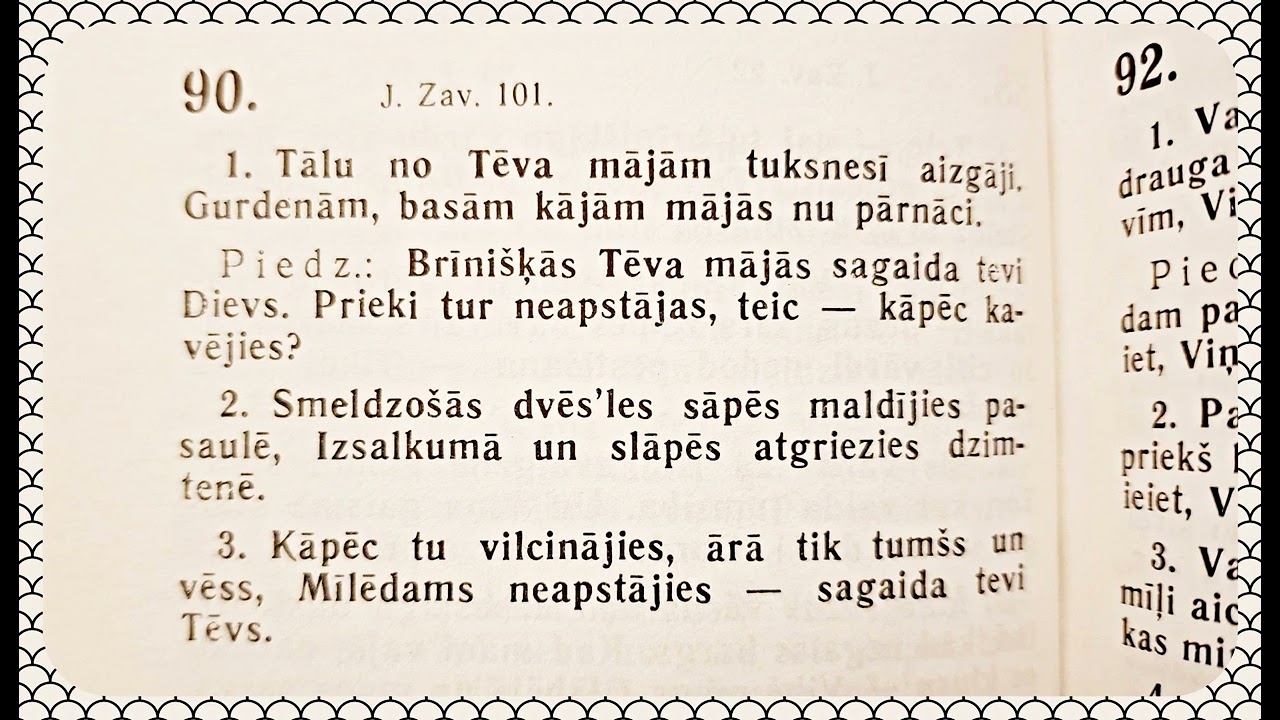 90. Tālu no Tēva mājām