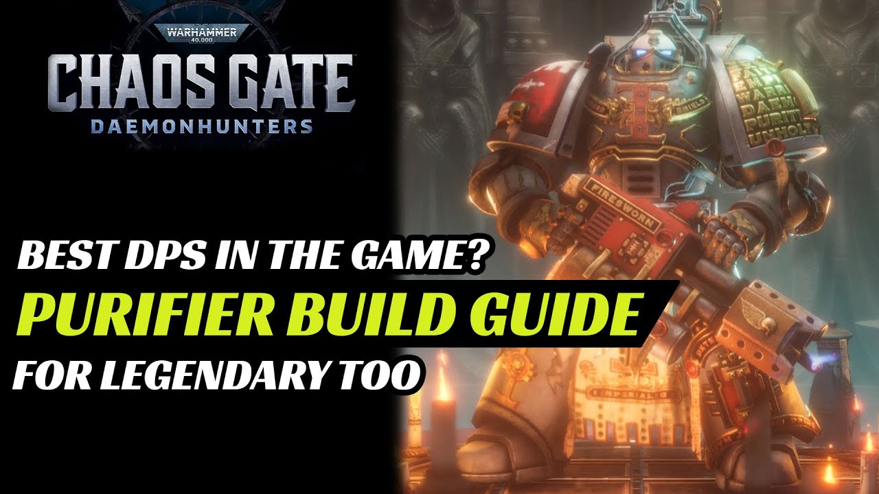 INCINERATOR PURIFIER Build Guide - WARHAMMER 40k CHAOS GATE DAEMONHUNTERS