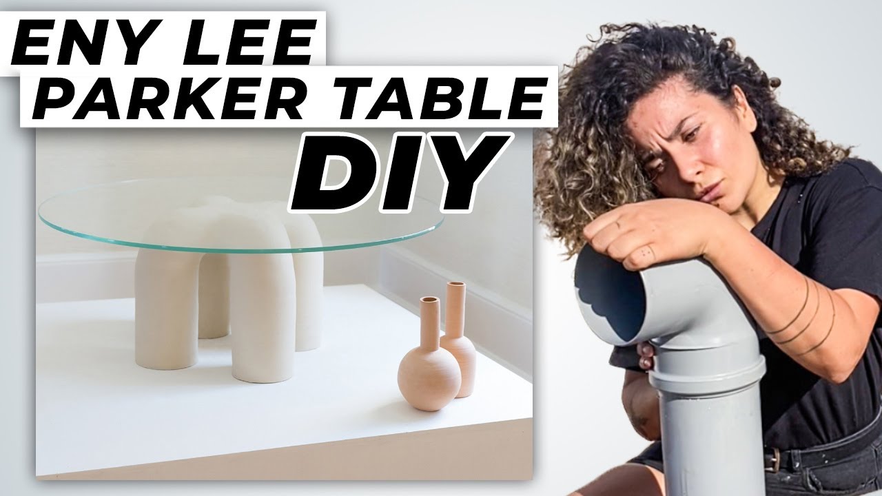 СТОЛ ДЛЯ ПАРКЕРА ENY LEE DIY // ИСПОЛЬЗОВАНИЕ ТРУБ И САМООТВЕРЖДАЮЩЕЙСЯ ГЛИНЫ