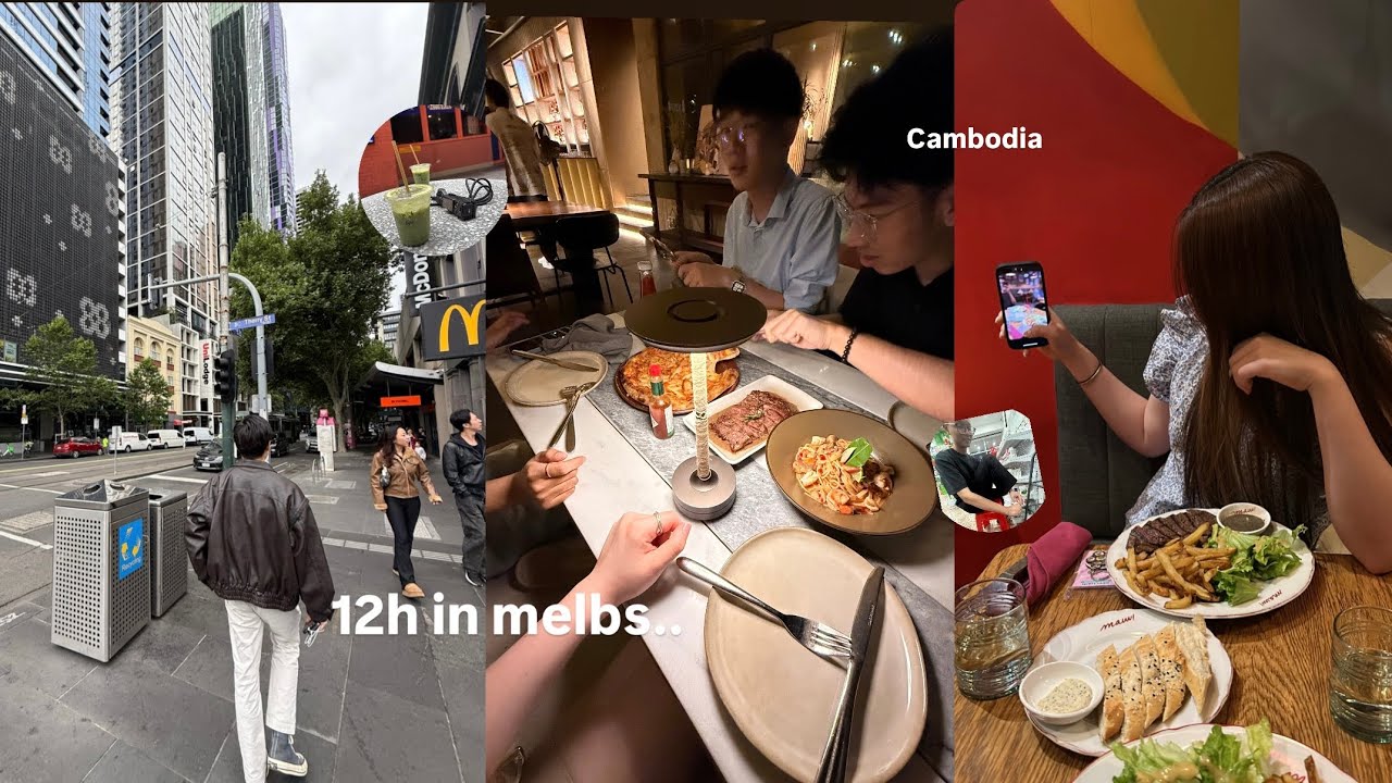 Melbourne vlog || 12h in melb, trip to Cambodia