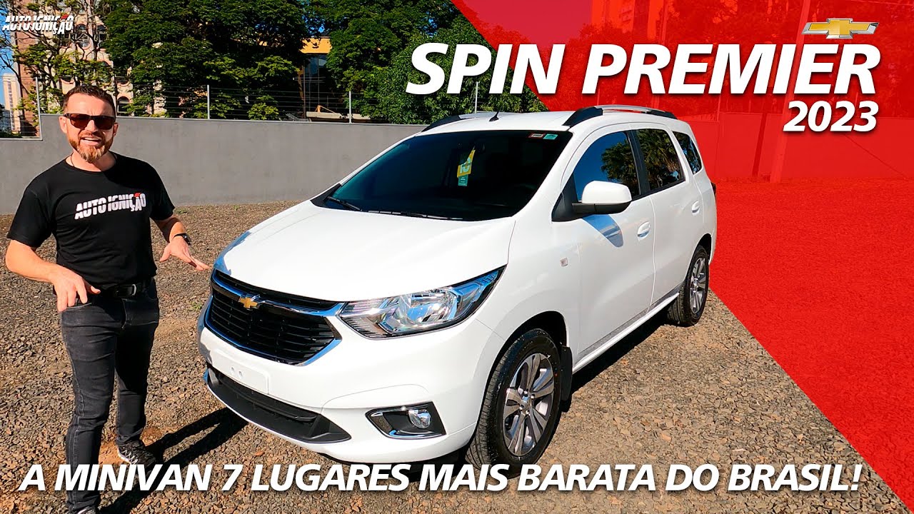Chevrolet SPIN PREMIER 2023 - A Minivan de 7 Lugares Mais Barata Do Brasil!