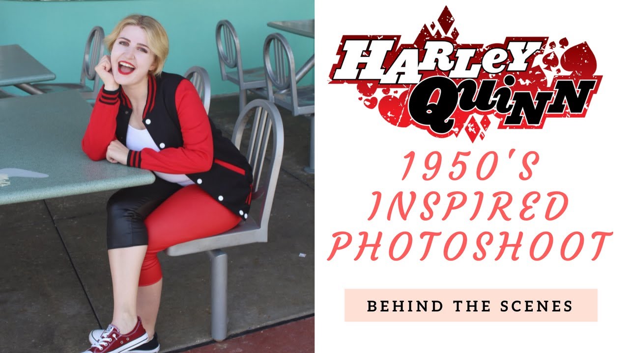 BTS: Harley Quinn 1950s Inspired Photoshoot