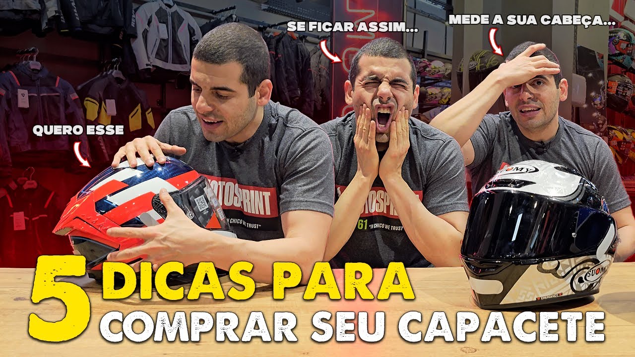 ASSISTA ANTES DE COMPRAR SEU CAPACETE | MOTOSPRINT