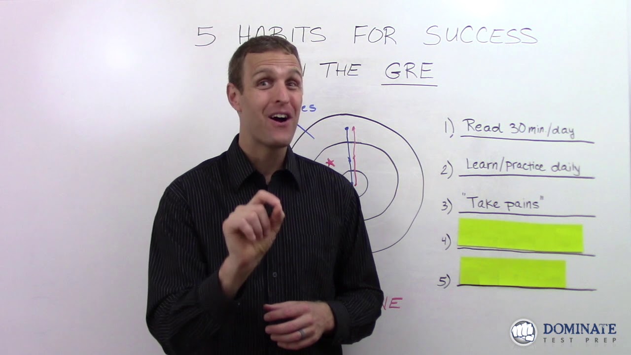 5 Powerful Habits that will Help you Succeed on the GRE