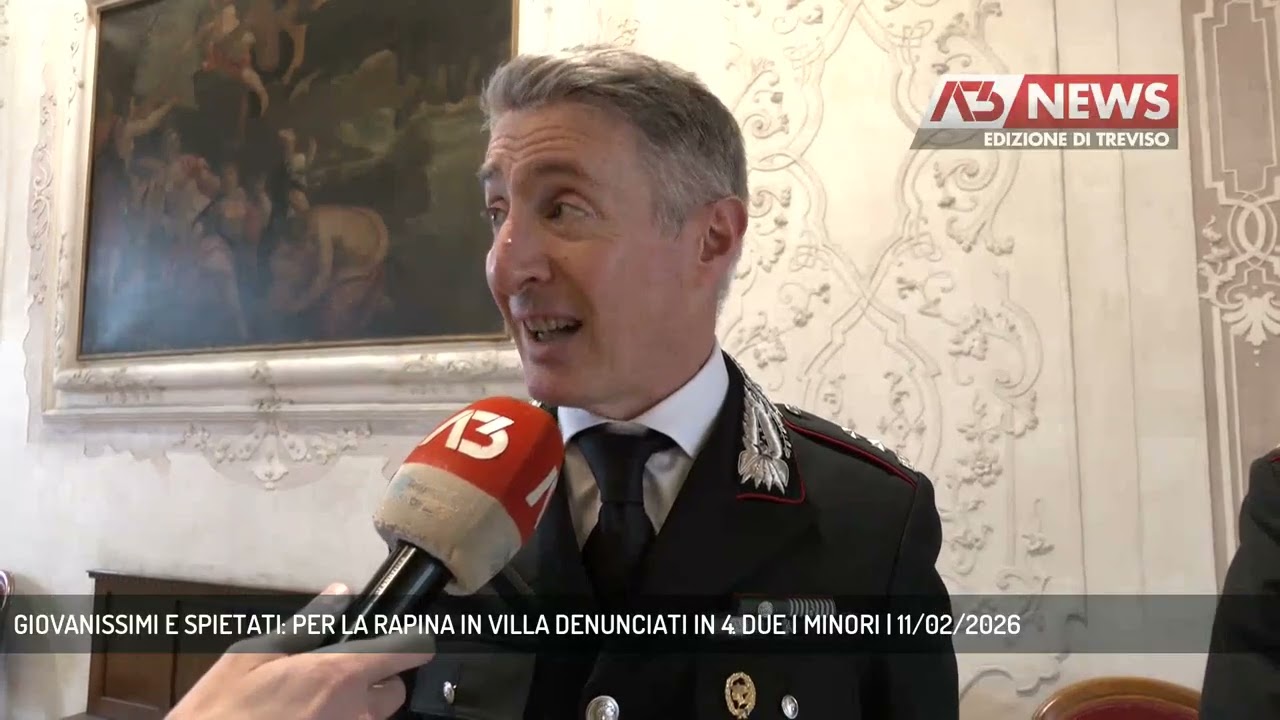 GIOVANISSIMI E SPIETATI: PER LA RAPINA IN VILLA DENUNCIATI IN 4. DUE I MINORI | 11/02/2026