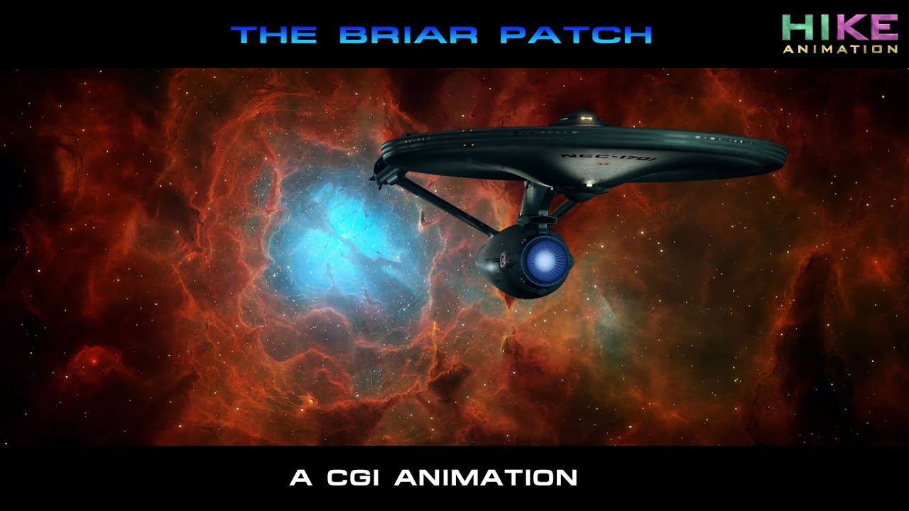 USS Enterprise entering Briar Patch (A Star Trek CGI Fan Animation)