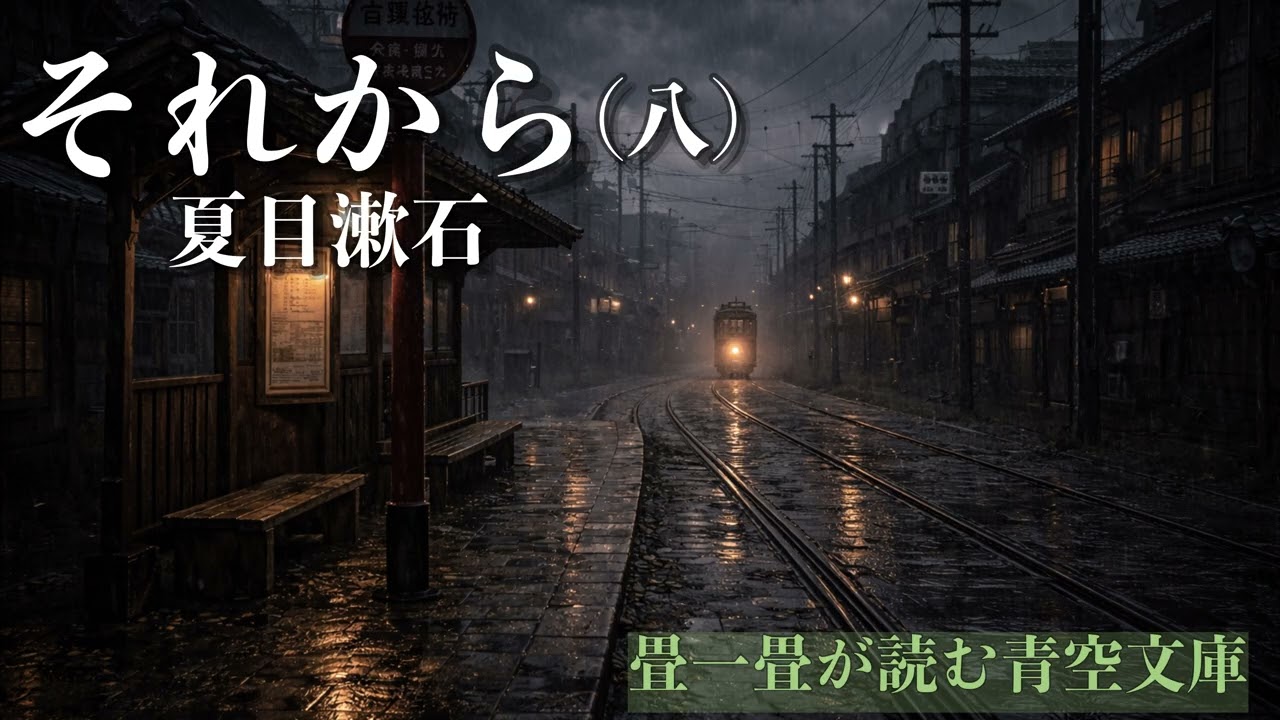 『それから』(八)夏目漱石|朗読|畳一畳が読む青空文庫
