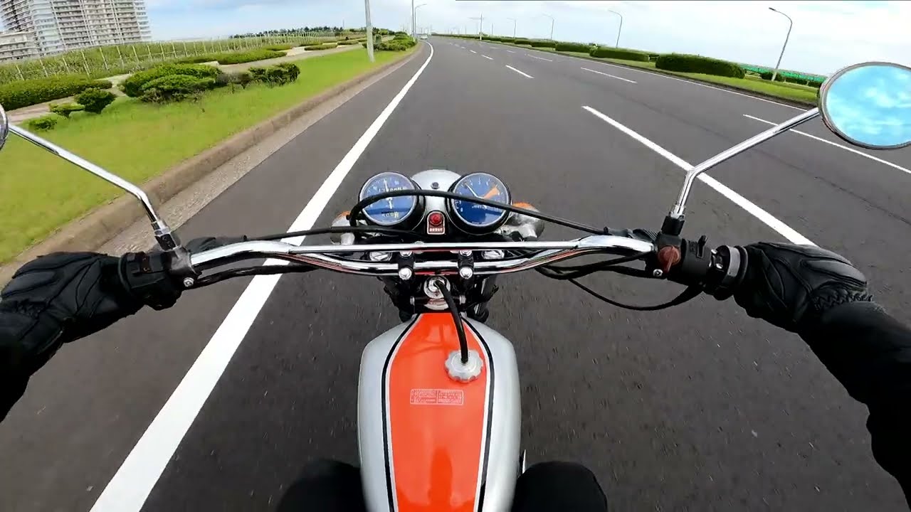 1973 HONDA ELSINORE MT250 エルシノア 試走動画