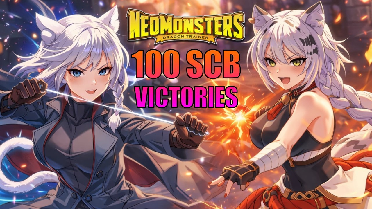 Neo Monsters | SCB #100 пройден 🏆🐯🐾 | Звериный дуэт Агент М и Уитара покоряют экстремальные уровни!