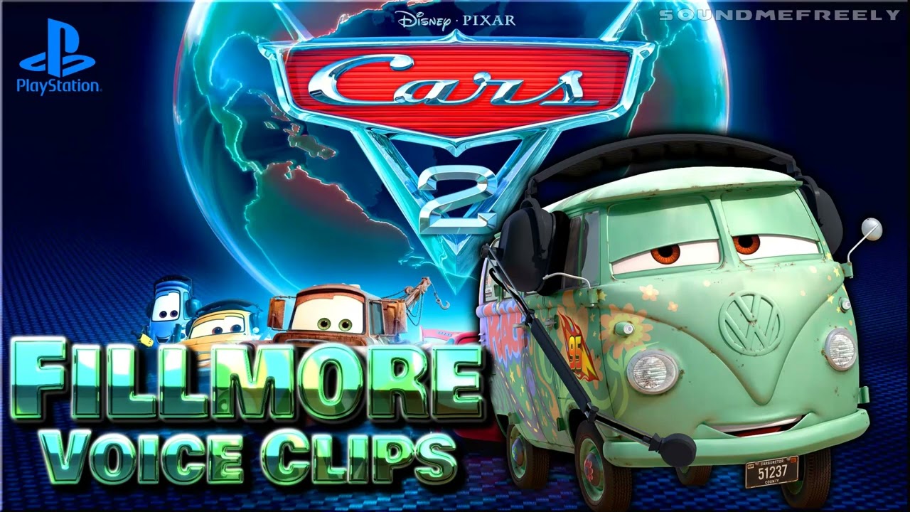 All Fillmore Voice Clips • Cars 2 Game • All Voice Lines • Funny (Lloyd Sherr)