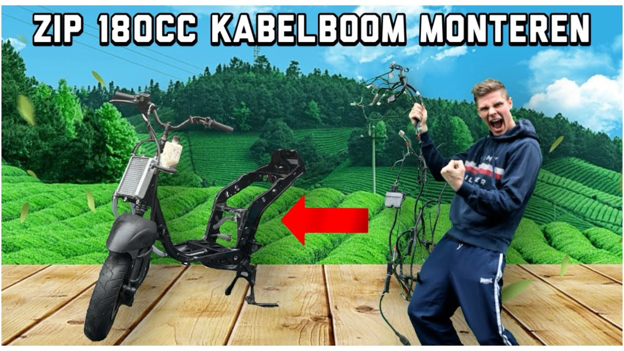 🔌 ZIP 180cc PROJECT | KABELBOOM OMKNIPPEN EN MONTEREN #185