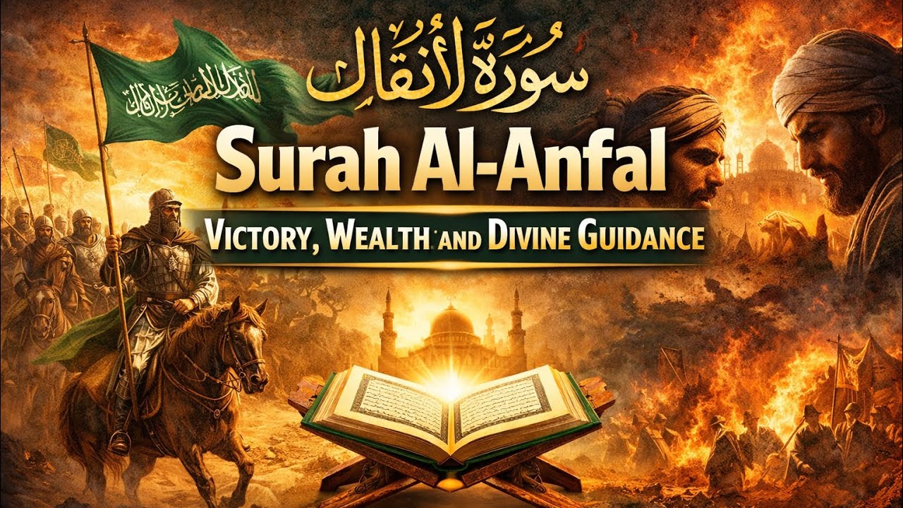 Surah Al-Anfal (Chapter 8) – Victory, Spoils of War & Divine Guidance | Complete Summary