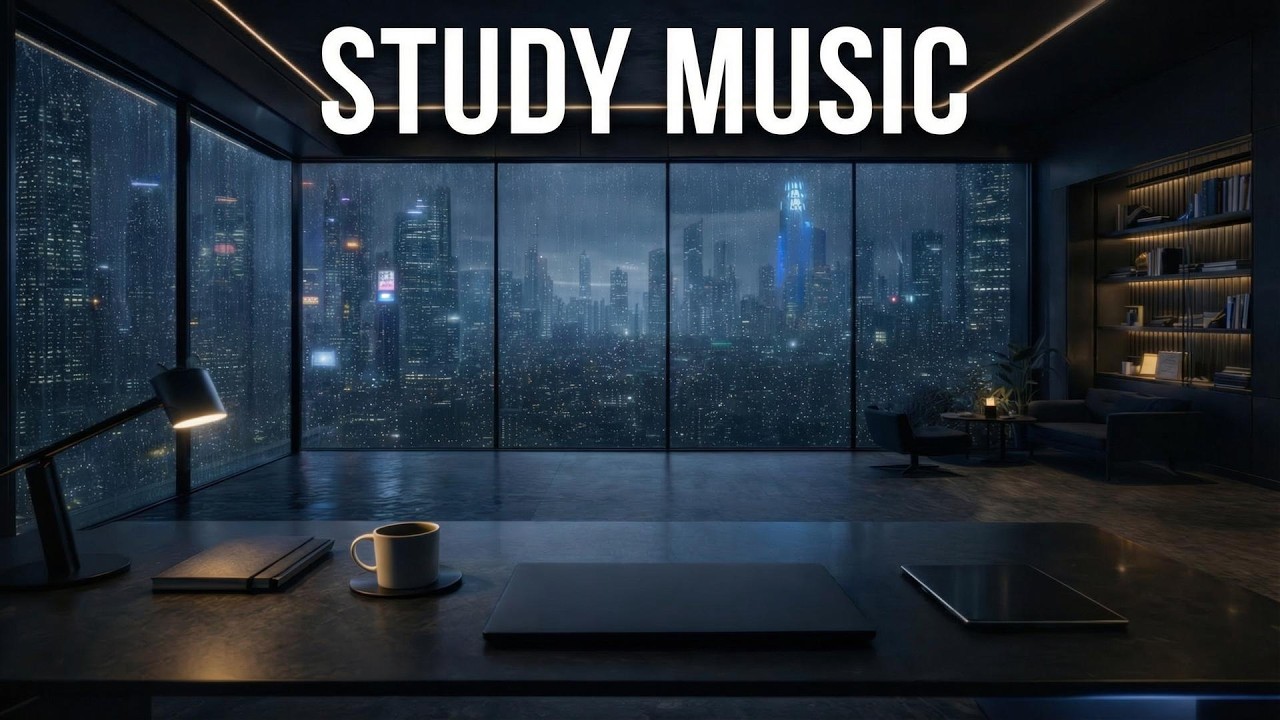 Study Music  - Cyber Noir Music for Concentration, Coding & Study