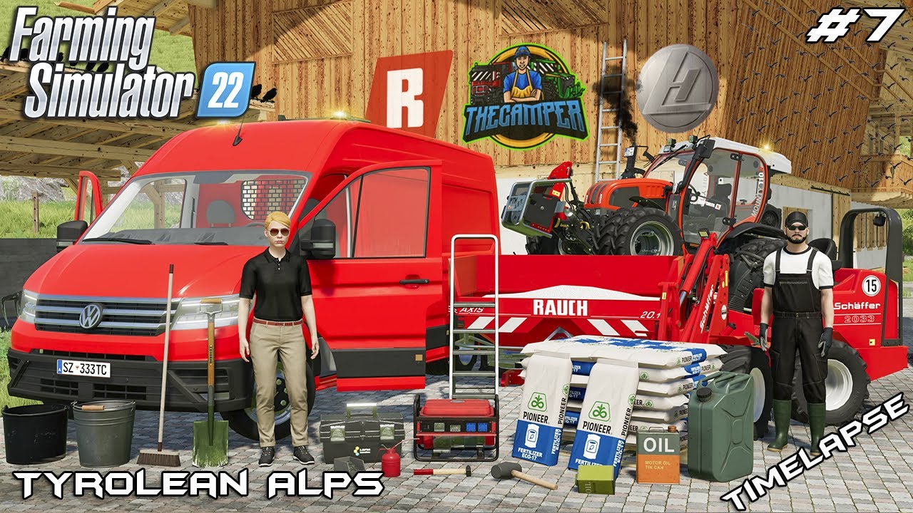 РАЗБРАСЫВАНИЕ УДОБРЕНИЙ с помощью REFORM на КРУТОМ ЛУГУ | Тирольские Альпы | Farming Simulator 22...