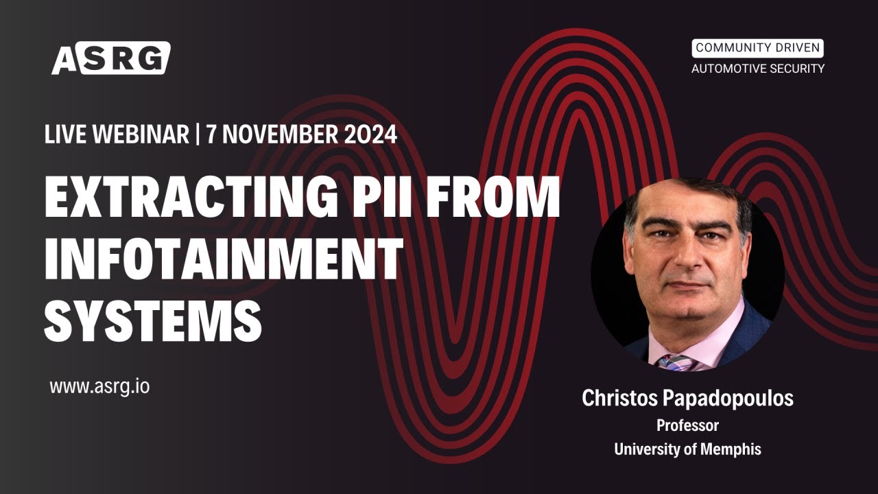 Extracting PII from Infotainment Systems