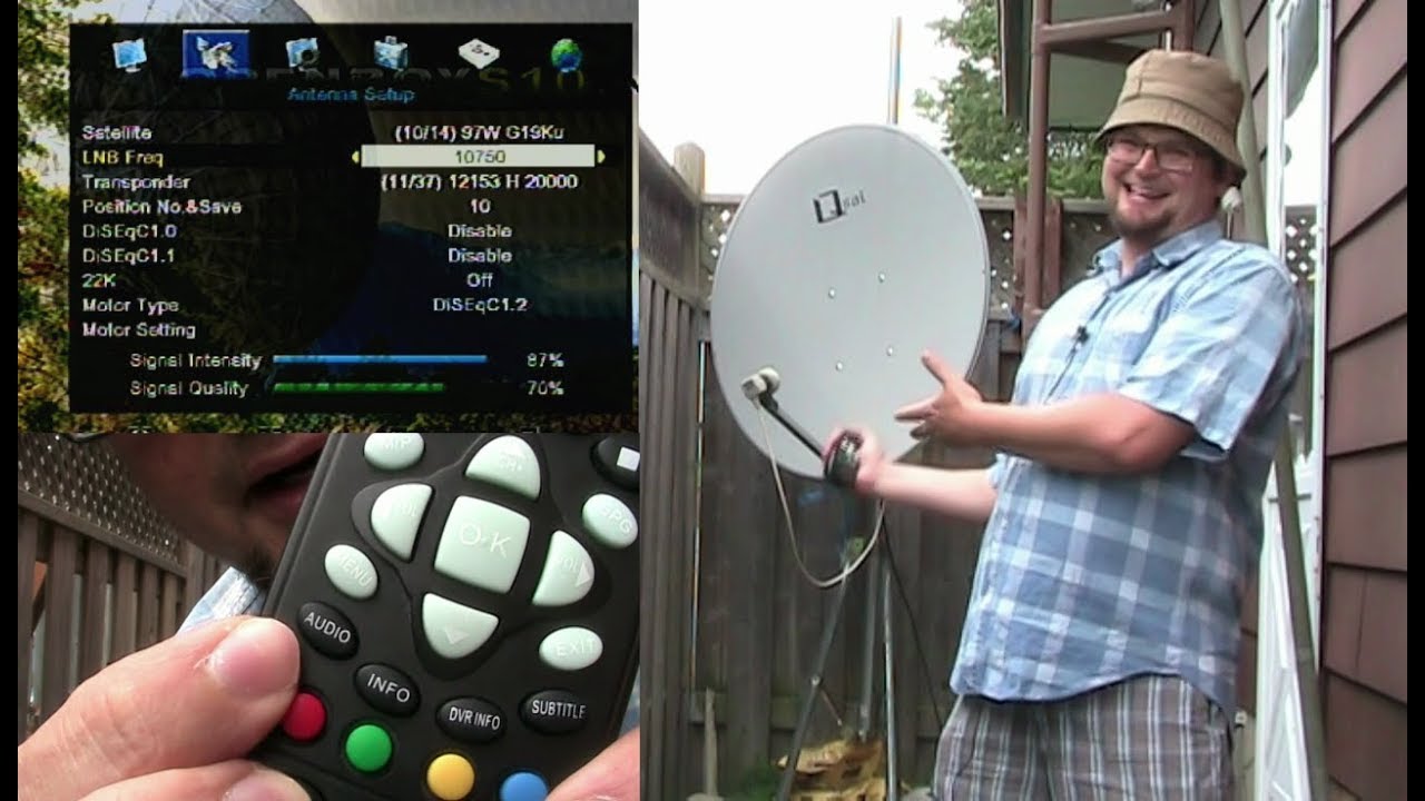 How to Setup & Scan your FTA Free to Air Satellite System
