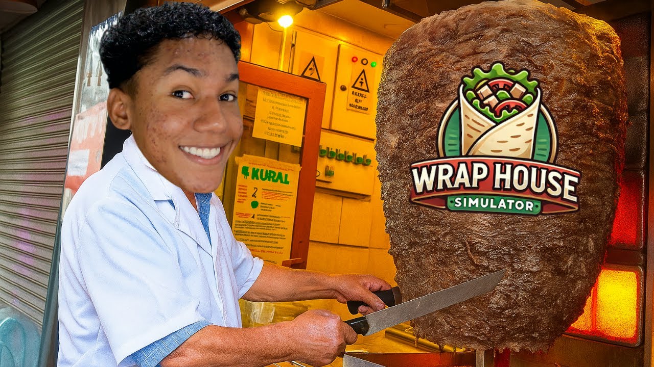 SOY EXPERTO HACIENDO KEBABS! Wrap House Simulator #1 @rowre_ @rufus5z459 @xgaboj