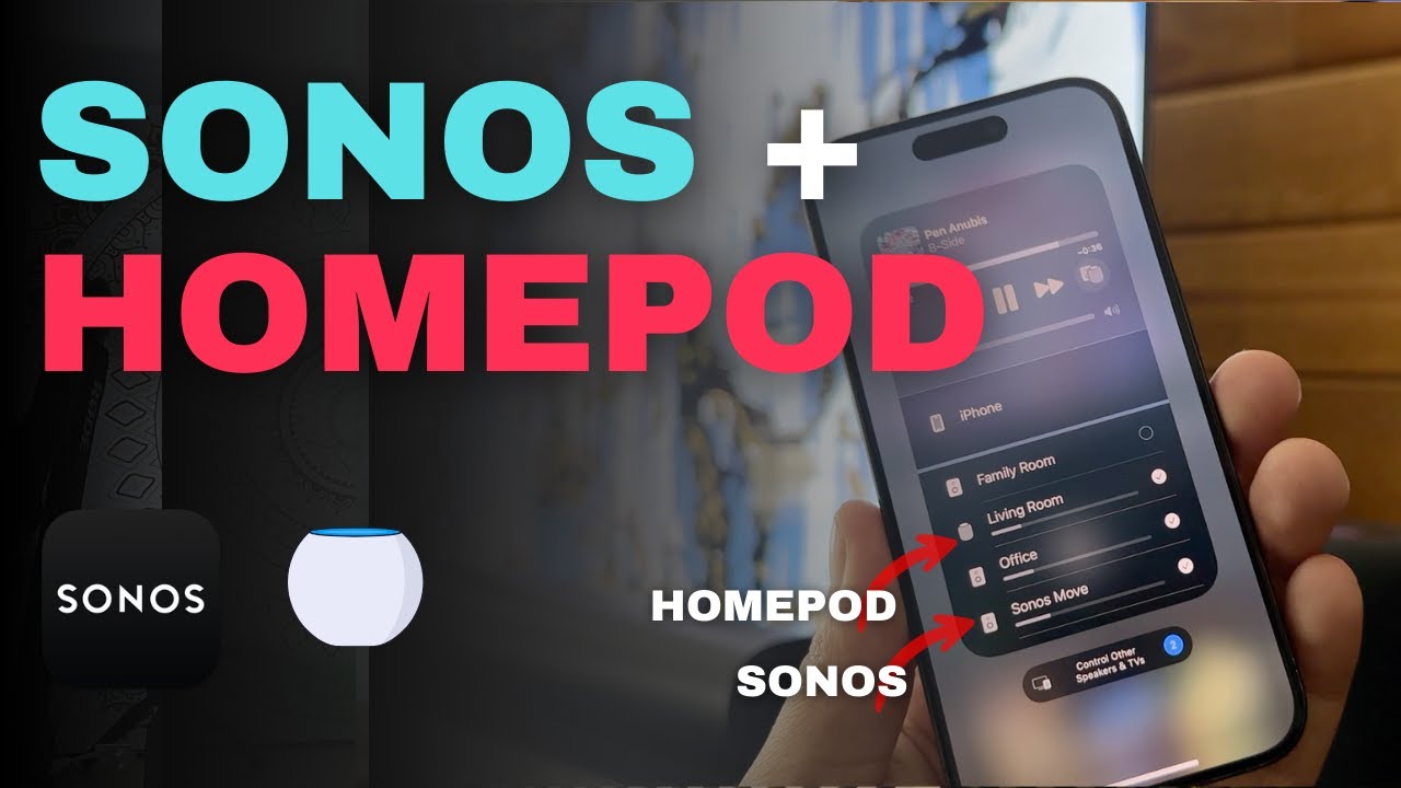 Как подключить HomePod к колонкам Sonos с помощью AirPlay