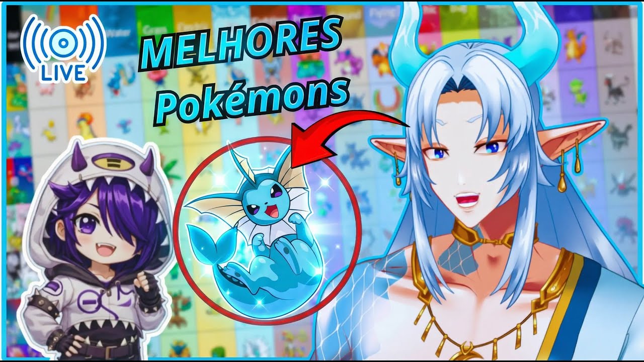 ESSES SÃO OS MELHORES POKÉMONS!! - Pokémon TIER LIST - VTUBERBR