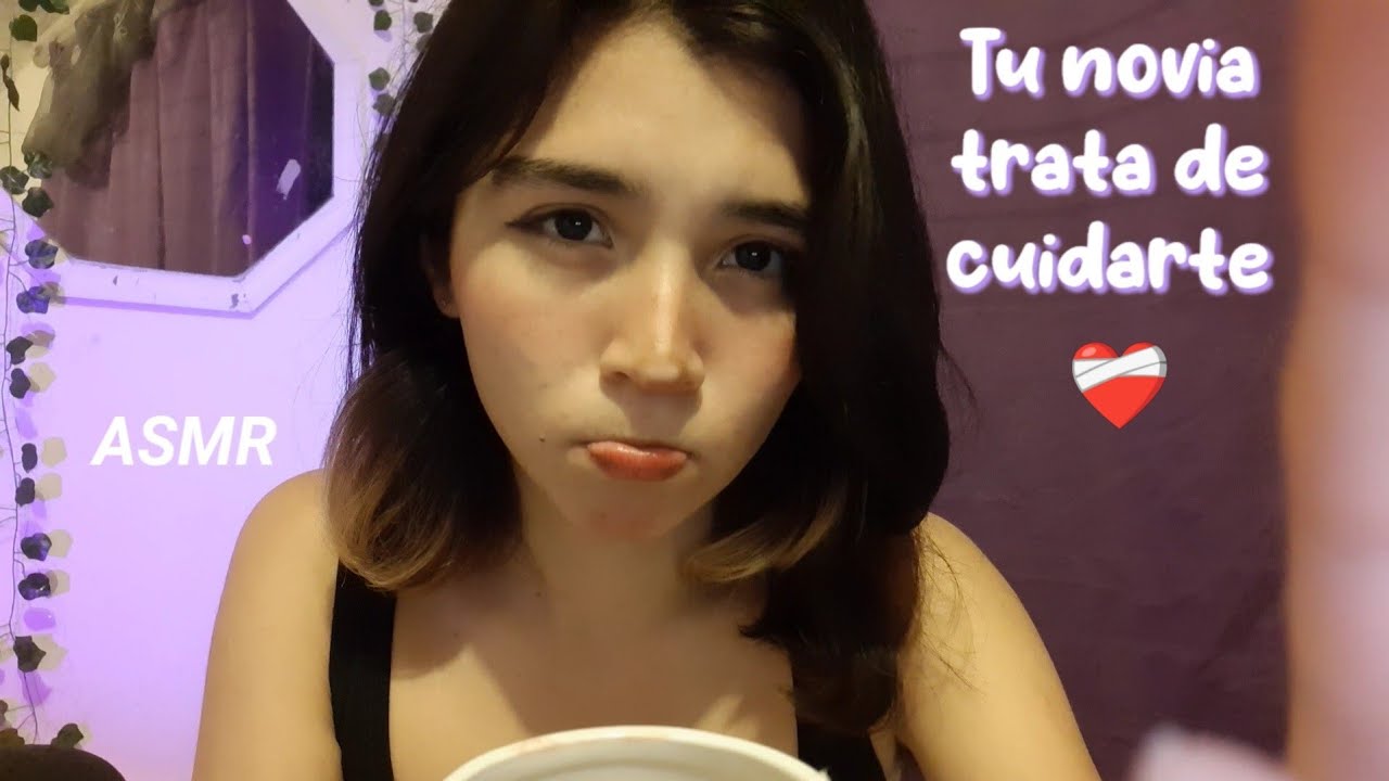 ASMR NOVIA te cuida ❤️‍🩹 | Curándote de un resfriado ✧₊⋆