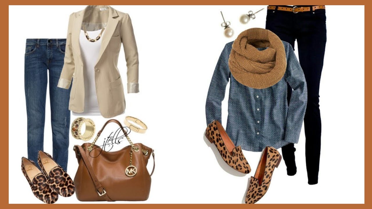 OMBINACIONES LOOKS y OUTFITS con ZAPATOS DE MODA de ESTAMPADO de ANIMAL PRINT COMO COMBINAR ZAPATOS