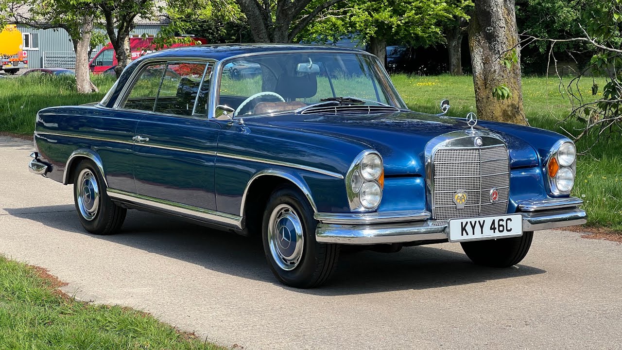 1965 Mercedes 300SE Coupe, Right Hand Drive and Manual 