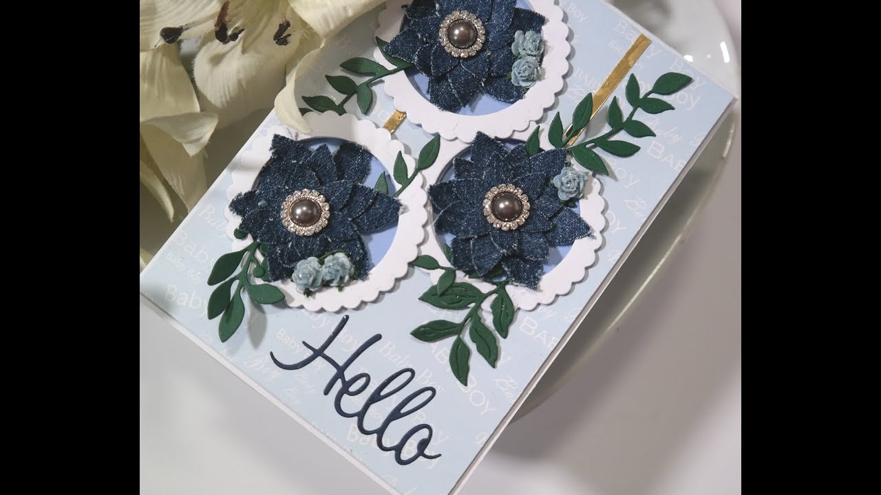 Making Flowers - Denim