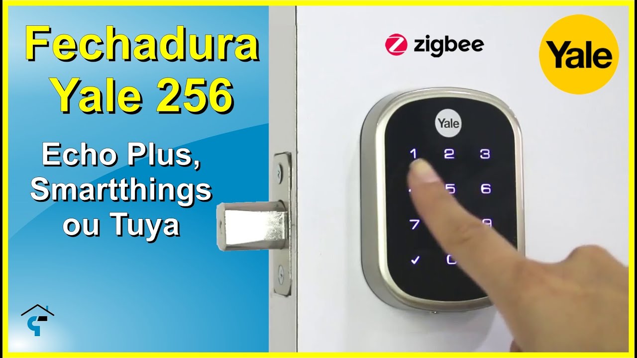 Fechadura YALE YRD 256 Zigbee com a ALEXA através do ECHO STUDIO, SMARTTHINGS ou TUYA