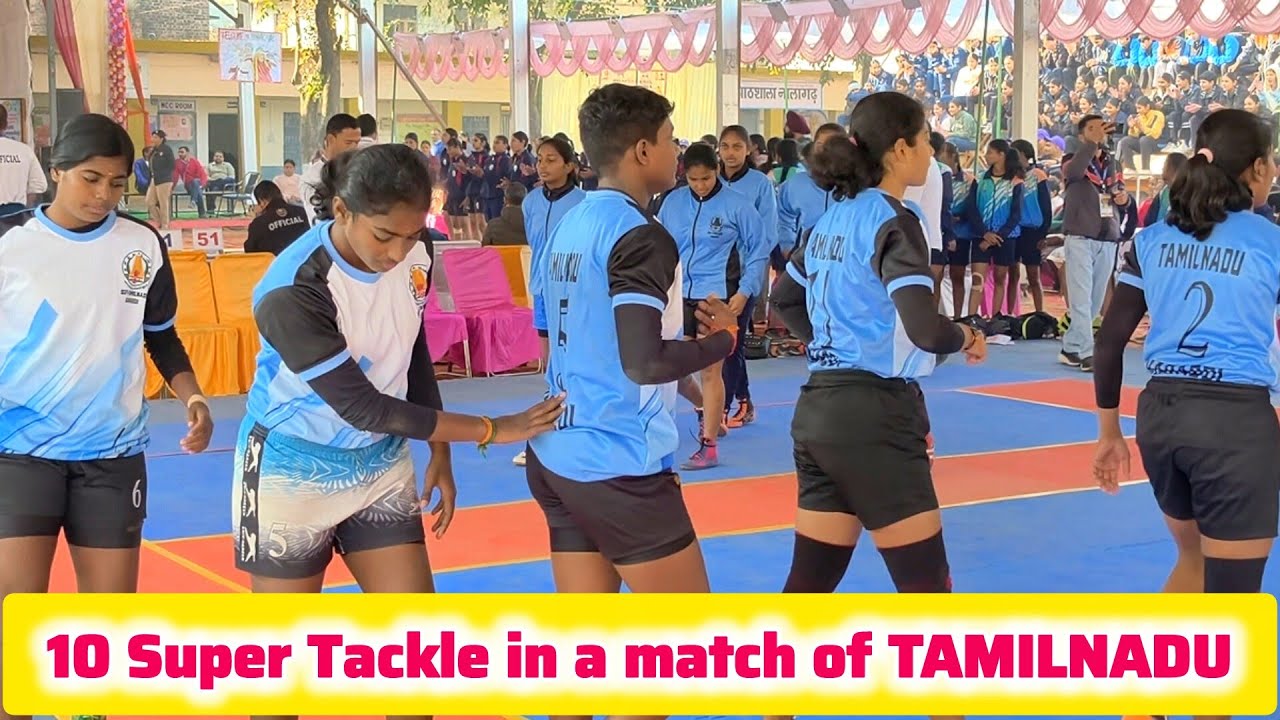 10 Super Tackle in a match of Tamilnadu