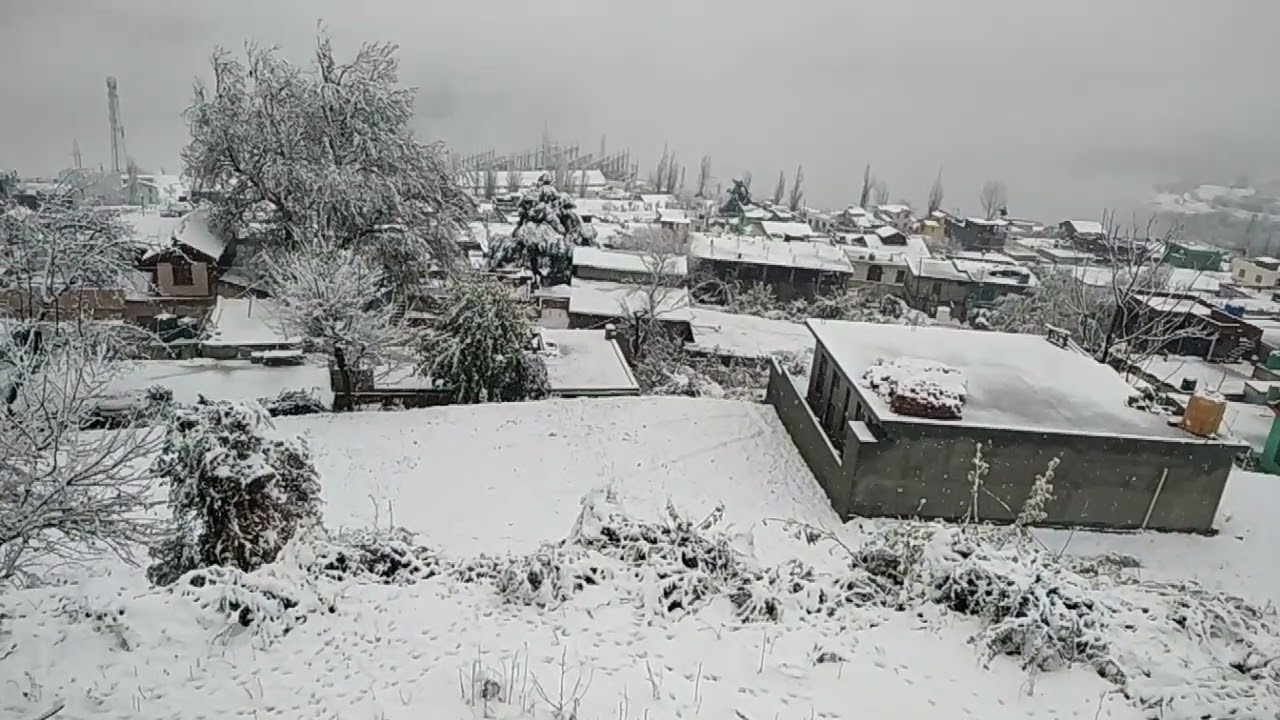 Snowfall in Chenab Valley || #memories