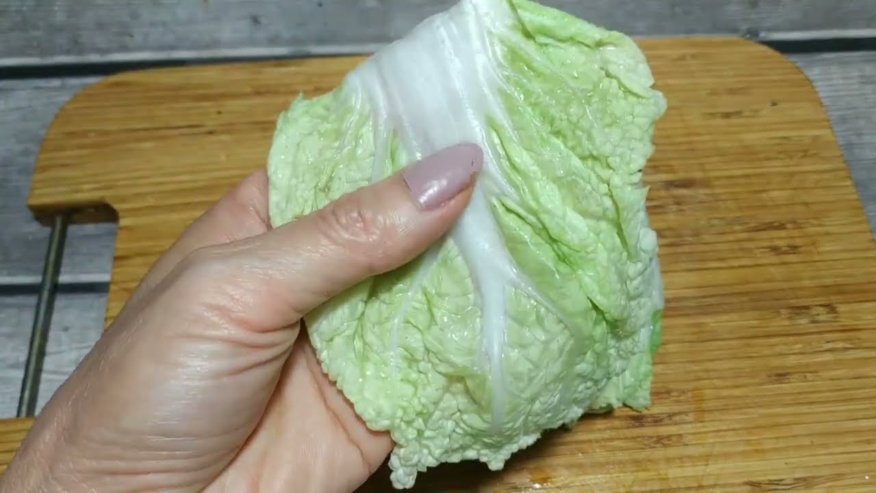 Обалденная Закуска из листьев Пекинской капусты. Рецепт из Пекинской капусты.